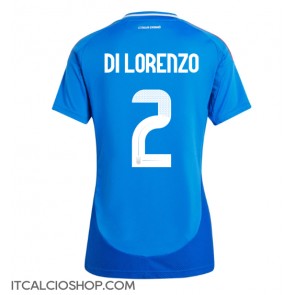 Italia Giovanni Di Lorenzo #2 Prima Maglia Femmina Europei 2024 Manica Corta